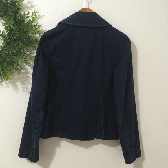 Lauren Jeans Co Denim Double Breasted Jacket - Picture 2 of 8